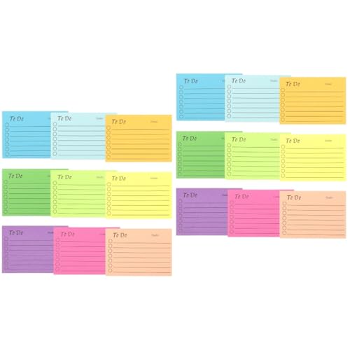 Papeterie papier et notes autocollantes fluorescentes de bureau