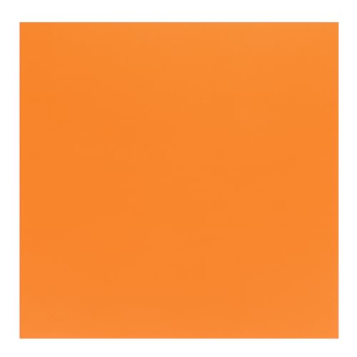 Image of ABS Plastic Sheet 12 x 12 Inch,Flexible Plastic Sheets 1 /16 Inch Thick Thermoplastic Sheet with Leather Texture Dark Orange for DIY Crafts Decors 1Pcs