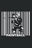 Paintballer Pistol - Paintball Combat Sport Paintballing Notebook: Dotted Lined Paintball Journal