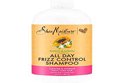 Shea Moisture, All Day Frizz Control Shampoo Papaya & Neroli, 13 Ounce #TOP19