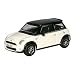 Produktbild Mini Cooper S in Pepper White mit schwarzem Dach aus Oxford diescast 1/76 Maßstab