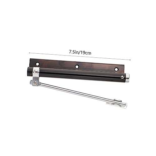 Cierrapuertas automático de velocidad ajustable: kit de 2 piezas de acero para puertas 3