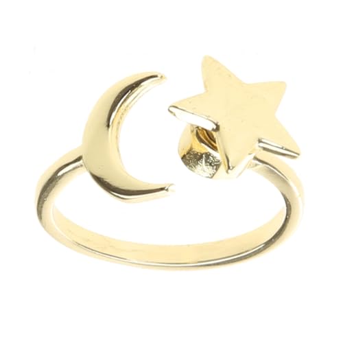 Star Moon Rotating Ring Female Jewelry Fashion Creative Personality Ring