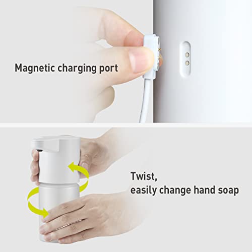 Image of EKO Touchless Automatic Soap Dispenser for Kitchen Sink and Bathroom, Liquid Hand and Dish Soap Dispenser, 10.5 fl oz