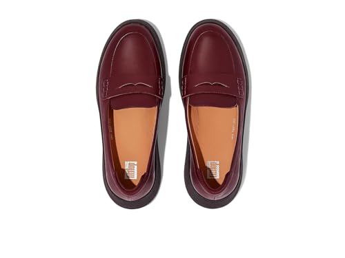 Image of FitFlop Allegro Fringe Buckled Leather Loafers | Casual Shoes