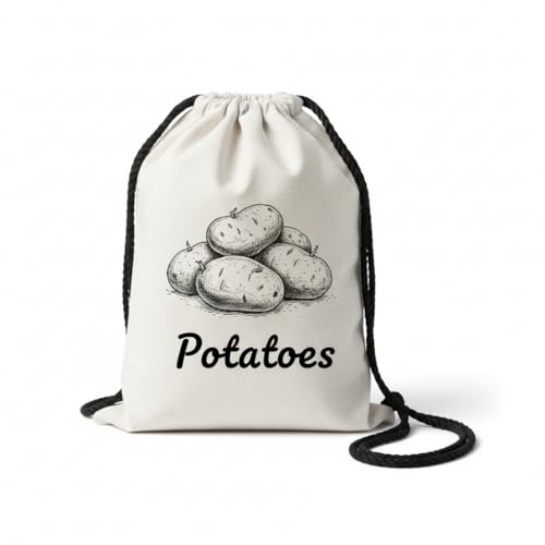 Bread Potato Bags for Homemade Bakery Large Drawstring