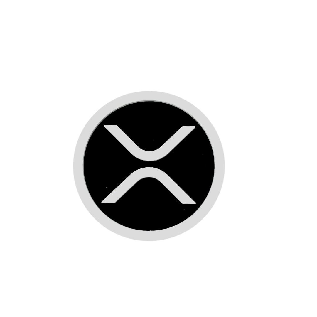 Amazon.com: Ripple XRP Cryptocurrency Logo Magnet - Black & White -  Decorative Fridge Magnet - Perfect for Cryptocurrency XRP Token Fans! Made  in The USA : Home & Kitchen