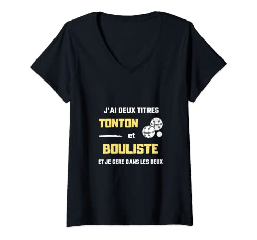 Mujer Tonton - Bulista para regalo de humor Camiseta Cuello V