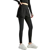 [Zleufirty] ヨガパンツ レディース ランニングパンツ レディース ポケットが2つある ヨガウェア 一体型ヨガパンツ ピラティスウェア スポーツパンツ トレーニングパンツ ランニングパンツ 美脚 ストレッチ 通気 速乾 (JP, アルファベット, M, ブラック)