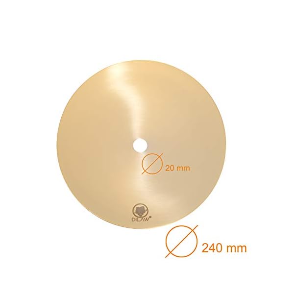 DILAW Shisha Kohleteller V2A Edelstahl | 24cm Big Size Gold | Wasserpfeife Hookah - Zubehör Kohle-Teller – Bild 5