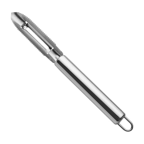 Descalcificador de pescado de acero inoxidable, raspador de escamas de pescado y cepillo pelador con agarre antideslizante, herramienta de limpieza rápida para eliminar escamas de pescado y piel