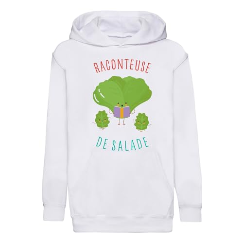 Sweat à capuche enfant Raconteuse de salade pour l'école