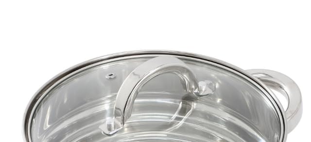 8 Inch Universal Stainless Steel Double Boiler with Lid