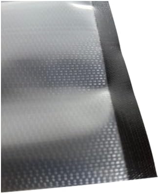 Vacuum Sealer Bags, 11" x 24", 3.5mil, Large Clear & Black Vacuum Seal Bags, Airtight, Smell Proof, Precut Vacuum Storage Bags for Food or Bulk Storing, 11x24, 100 Count