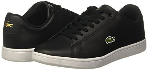Lacoste Women's Hydez Sneaker, Black/Gold, 8 #TOP6