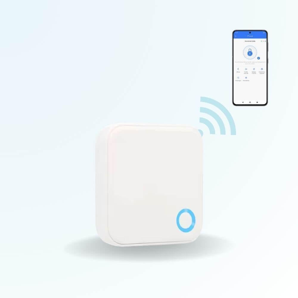 Locky G5 Passerelle réseau bi-Bande WiFi pour Serrures connectées, Bluetooth, WI-FI 2.4GHz et 5GHz