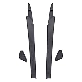 IMYTPFT Set di Gambe in Silicone Compatibile/di Ricambio per Oakleys Crosslink Occhiali da Sole in Gomma, Nero, Taglia Unica