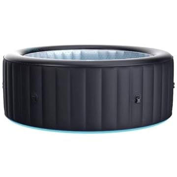 6 person hot tub with led lights