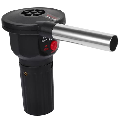 Yardenfun Ventilador Soplador Portátil para Barbacoa con Agarre Ergonómico Encendido Rápido para Camping al Aire y Picnic Herramienta Ligera para Iniciar Fuego Parrillas y Ahumadores