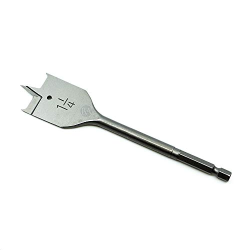 Foret à bois à bêche 1-1/4 pouce pour perçage propre des poutres en atelier