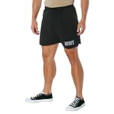 Black Army Physical Training Shorts Swimming Trunks - Large