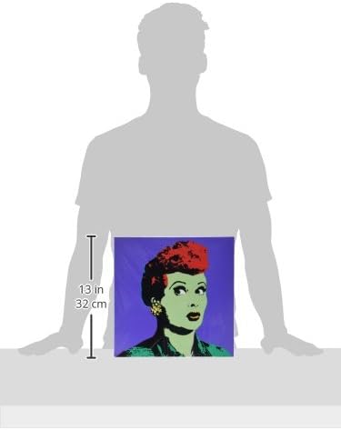 Miniatura 2 de westland giftware lona arte de la pared, Pop Art Lucy, color morado lona w, arte, 12por 12"