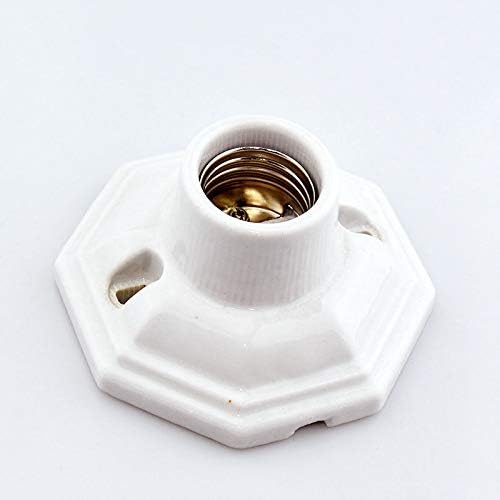 E27 Retro Ceramic high Temperature lamp Head lamp Holder Wall Socket high Temperature Ceramic lamp Holder(10PCS)