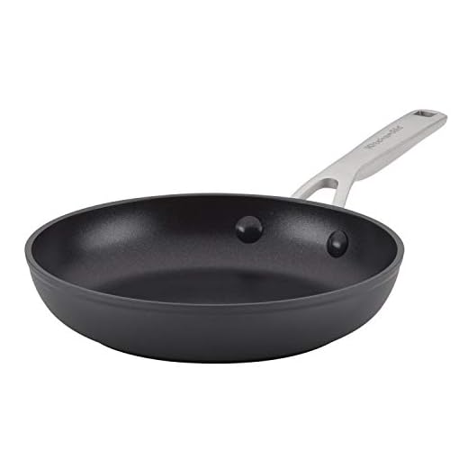 KitchenAid Hard Anodized Induction Nonstick Fry Pan/Skillet, 8.25 Inch, Matte Black