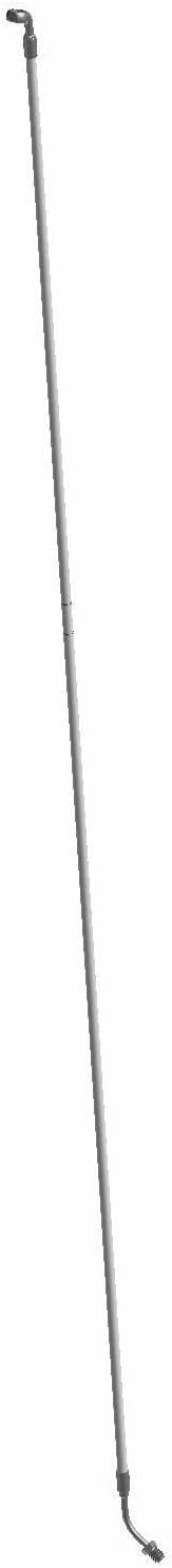 Polaris Ranger Brake line, Rear, Right, Braided, Genuine OEM Part 1911736, Qty 1