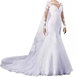 Occasions : Cette robe de mariée à traîne est idéale pour les bals de fin d'année, les remises de diplômes, les fêtes, les mariages, les anniversaires, les banquets et autres occasions spéciales.