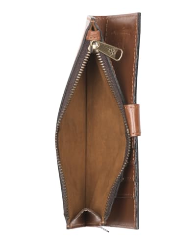 Image of Patricia Nash Women's Nazari Wallet (Signature Map Riot Rust, One Size)