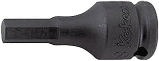 Koken 13012M.52-6 Impact Hex Bit Socket, Total Length: 2.0 inches (52 mm), 0.2 inches (6 mm)