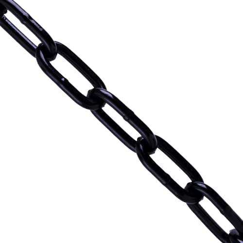 Hengrongshen Stahlkette Schwarz 10m - 3mm Gliederkette Kohlenstoffstahl