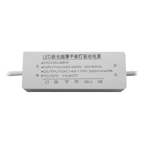 Transformateur de courant 70W et pilote LED 88W ultra-mince encastrable