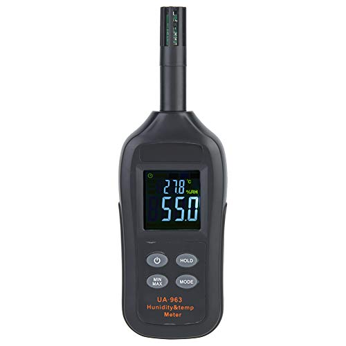 TOTITOM 63 Digital Temperature Humidity Meter Thermometer Hygrometer with Dew Point & Wet Bulb Temp