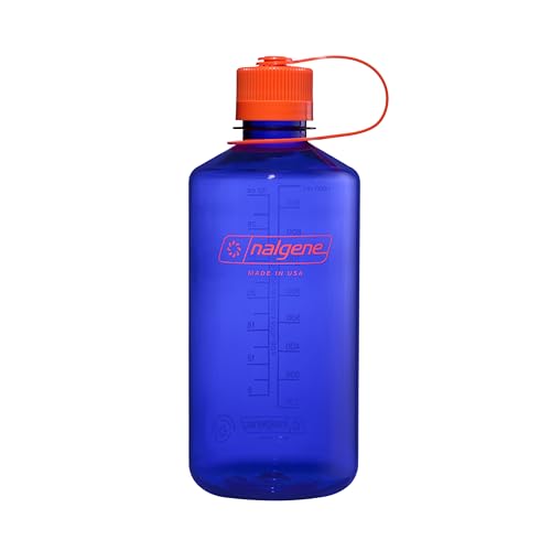 Image of Nalgene 32 oz Narrow Mouth Water Bottle | BPA-Free, Durable & Leak Proof, Lghtweght Bottle for Hkng, Gym & Travel, Perwnkle