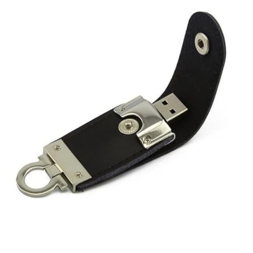 Image of Otario Leather Pendrive Keychain USB Flash Drive 32GB |Stylish Keyring Shape Rotating with Premium Finish | Portable for Laptop, Computer, Car,Music, Mobile,Office use