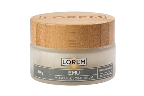 Emu Oil Balm for Muscle & Joint Relief Travel Size 20g