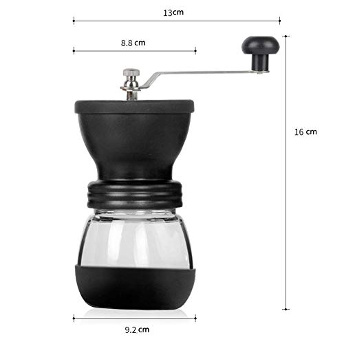 Moulin à café manuel réglable en céramique avec boîte scellée - 3