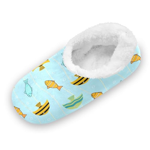 Chaussons confortables chauds en coton avec semelle antidérapante sécurisée pour jeunes enfants