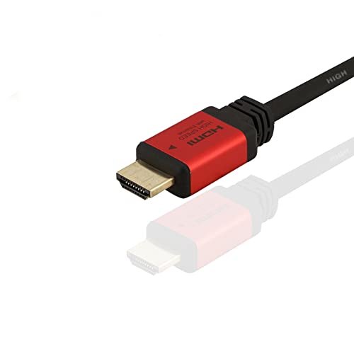 Image of C&E High Speed Ultra HDMI Cable CL3 Rated (25 Feet /7.6 Meter) with Ethernet, Supports (4Kx2K@60HZ), Video 4K UHD 2160p, HD 1080p, 3D, Xbox PlayStation PS3 Audio Return, Version Red (3 Pack)