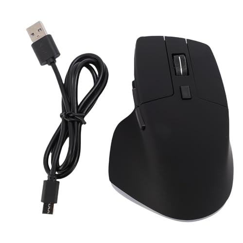 Ratón ergonómico vertical Fockety recargable 1600 DPI inalámbrico 2.4GHz Bluetooth USB