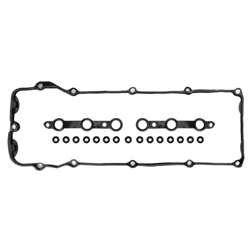 Image of 11129070990 Valve Cover Gasket Sets Compatible with 99-03【BMW】 320I /323CI /323I /323IS /325CI /325I /325XI /328CI /328I /328IS /330CI /330I /330XI /525I /528I /530I /X5 /Z3 /Z4 2.0L 2.5L 2.8L 3.0L L4 VS50368,VS50626R
