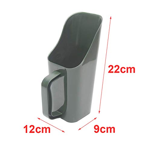 MOVKZACV Gartenschaufel, Schaufel, Eimer Gartenwerkzeug, Anzuchtlöffel, Grabwerkzeug, kleine Gartenschaufel aus Kunststoff zum Bewegen von Kompost, Pflanzen