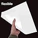 White Polystyrene Flexible Plastic Board Sheet, Plastic Sheets for Crafts, 8.5