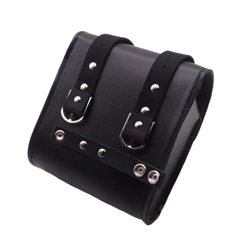 Sacoche moto latérale noire pour ranger les outils sur Yamaha