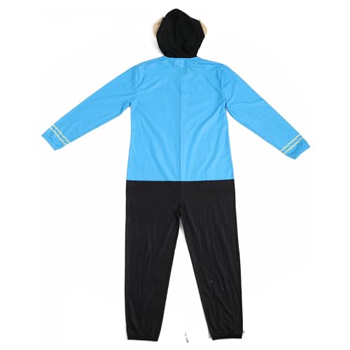 Bioworld Star Trek Spock Uniform Men's Onesie Cosplay Union Suit With Hood3
