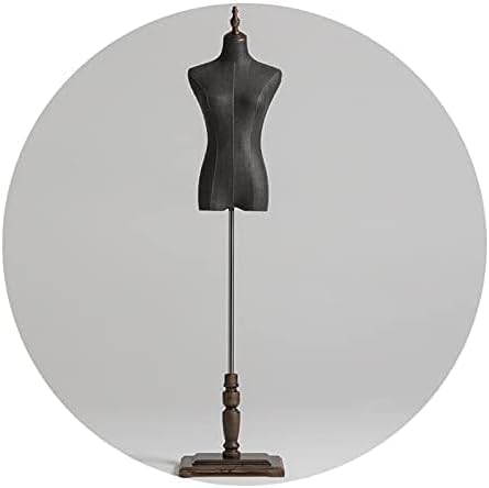 Torso Mannequin Stand, Female Mannequin Torso Dress Form, 150-210CM Height Adjustable Half Body Woman Manikin, Sturdy Clothing Display Shelf wit