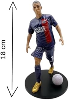 Mayatra's Football Player Figure - Premium Sports Action Figure for Fans, Kids, and Collectors - Detailed Design, Perfect for Display, Gifting (Multicolor)