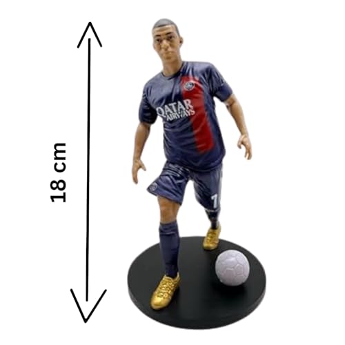 Mayatra's Football Player Figure - Premium Sports Action Figure for Fans, Kids, and Collectors - Detailed Design, Perfect for Display, Gifting (Multicolor)